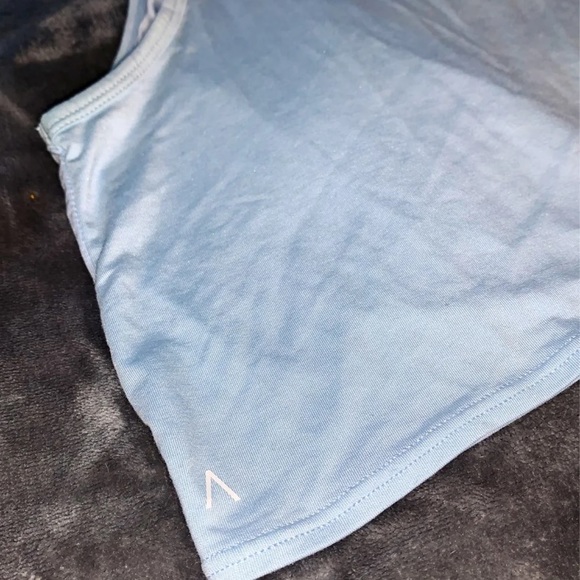 ACTA Double Tie Tank Top - Icy Blue - Picture 4 of 5